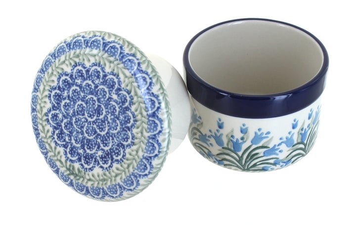 Ceramika Artystyczna Tulip Bouquet Butter Dish — Polish Pottery