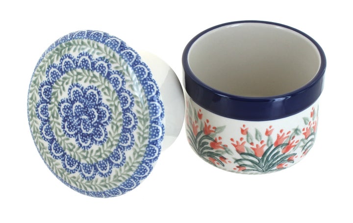 Ceramika Artystyczna Spring Tulip Butter Dish — Polish Pottery
