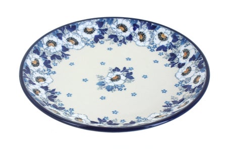 Ceramika Artystyczna Georgia Blue Dining Plates & Bowls — Polish Pottery