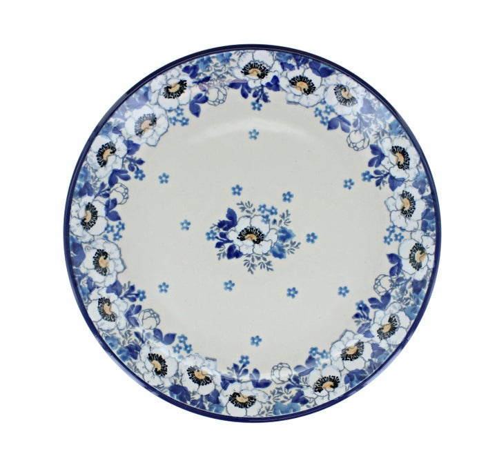 Ceramika Artystyczna Georgia Blue Dining Plates & Bowls — Polish Pottery