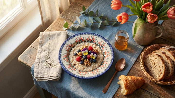 Ceramika Artystyczna Spring Tulip Dining Plates & Bowls — Polish Pottery