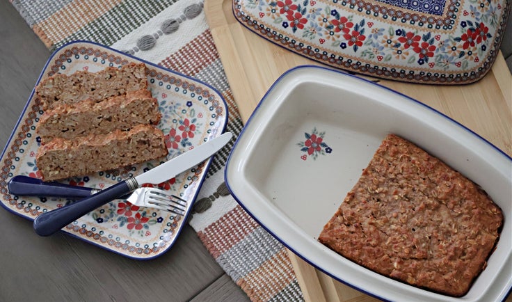 Detail image of Manufaktura Red Daisy Dining Plates & Bowls — Polish Pottery