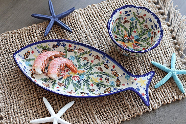 Detail image of Vena Atlantis Décor — Polish Pottery
