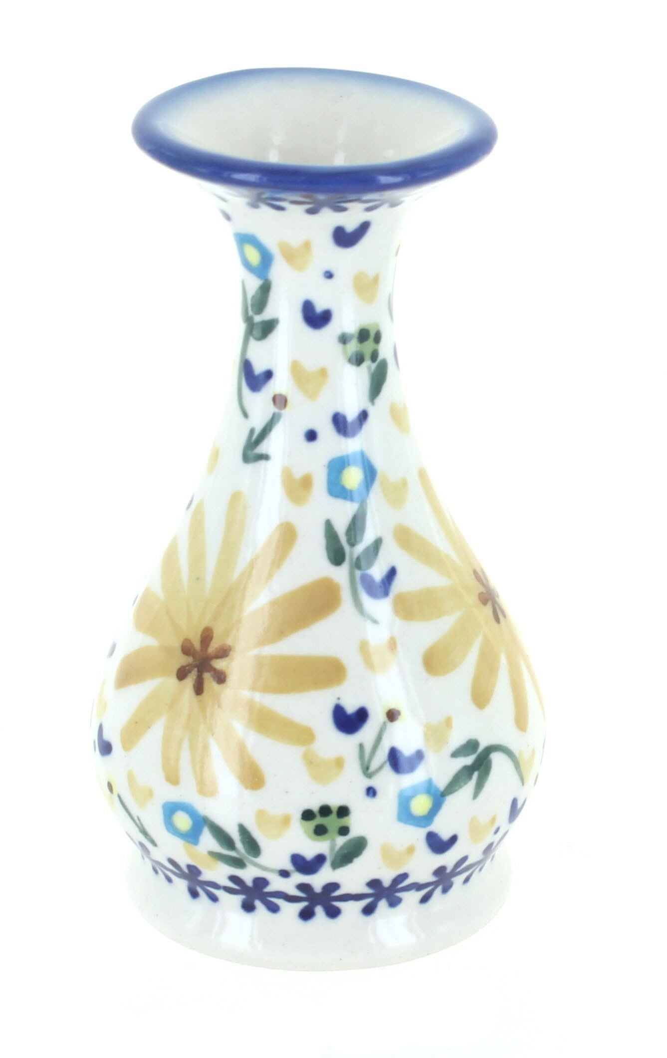 WR Unikat Yellow Daisy Décor — Polish Pottery