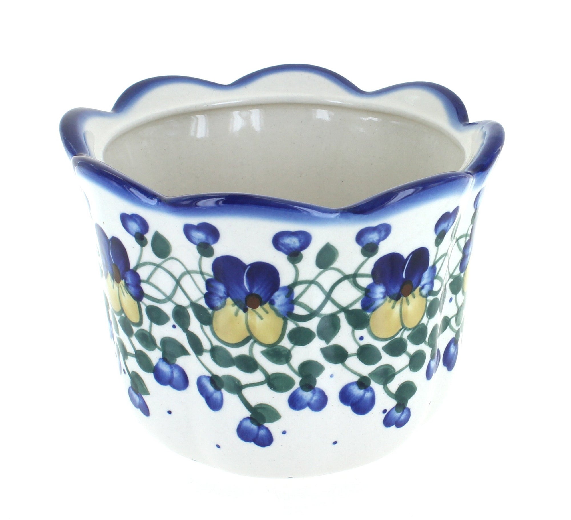 WR Unikat Pansies Décor — Polish Pottery