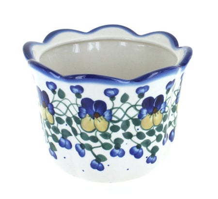 WR Unikat Pansies Décor — Polish Pottery