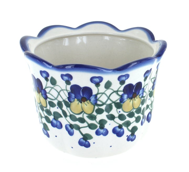 WR Unikat Pansies Décor — Polish Pottery