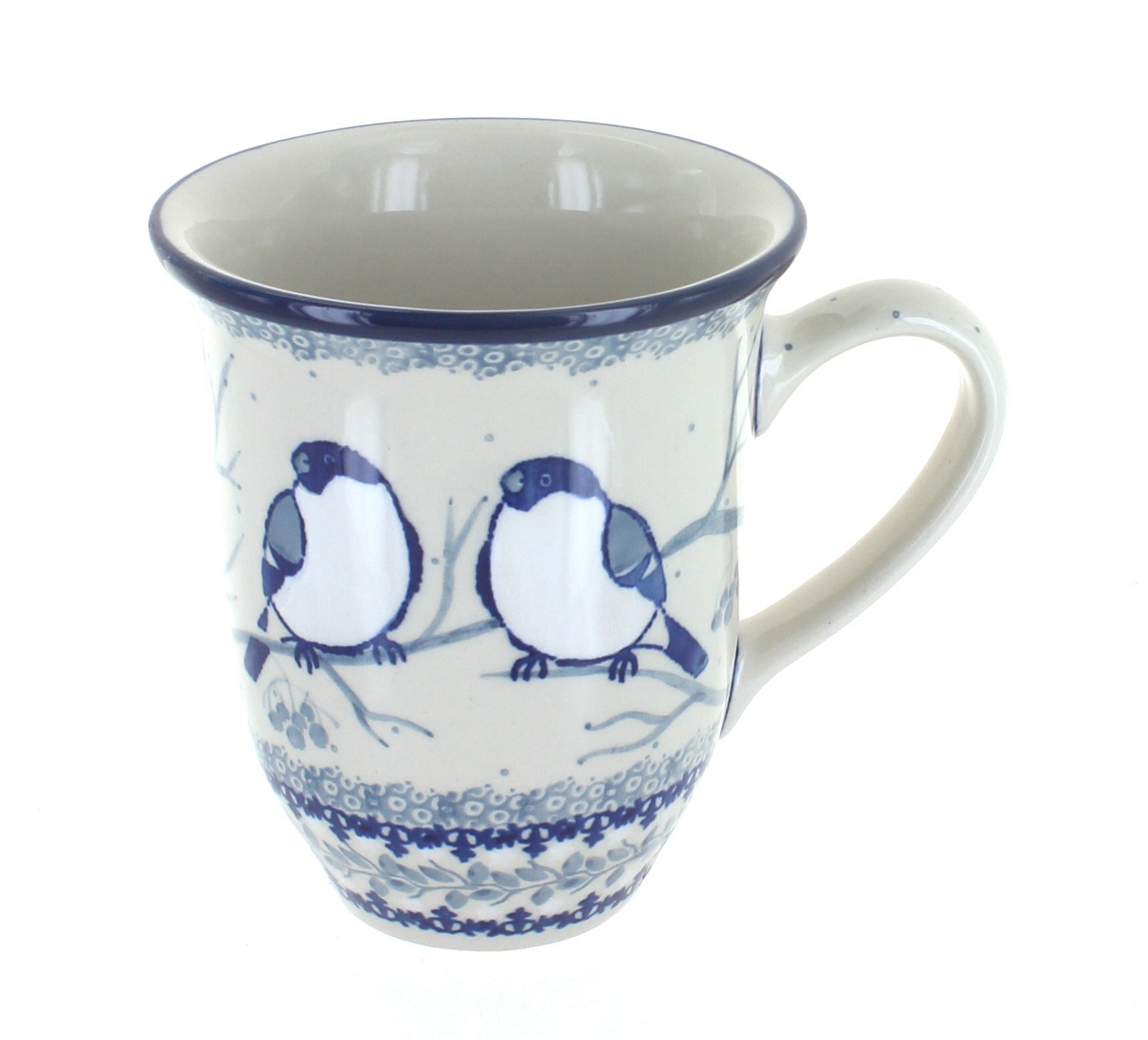 Ceramika Artystyczna Bluebird Mug — Polish Pottery