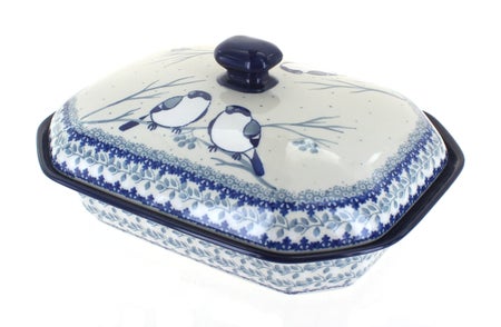 Ceramika Artystyczna Bluebird Medium Bakeware — Polish Pottery