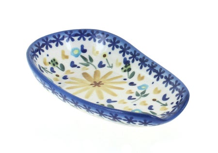 WR Unikat Yellow Daisy Countertop Accessories — Polish Pottery