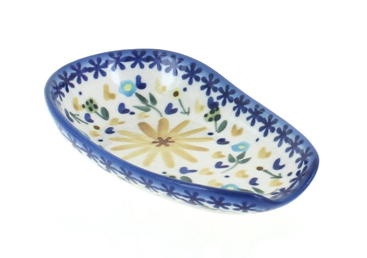 WR Unikat Yellow Daisy Countertop Accessories — Polish Pottery
