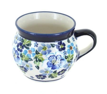 Zaklady Vintage Violet Mug — Polish Pottery