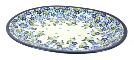 Zaklady Vintage Violet Large Serving Piece — Polish Pottery