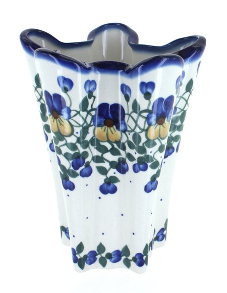 WR Unikat Pansies Décor — Polish Pottery