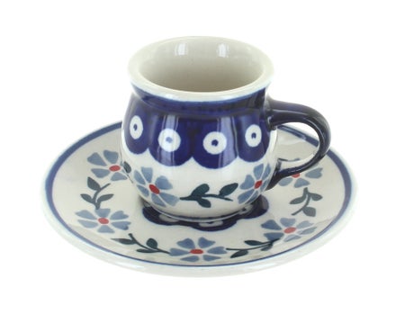 Manufaktura Blue Violet Coffee & Tea Accessories — Polish Pottery
