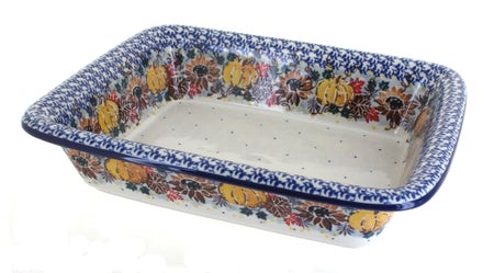 Ceramika Artystyczna Harvest Bounty Medium Bakeware — Polish Pottery
