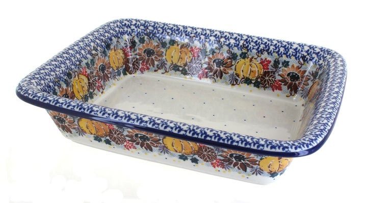 Ceramika Artystyczna Harvest Bounty Medium Bakeware — Polish Pottery
