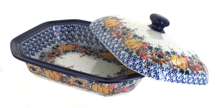 Ceramika Artystyczna Harvest Bounty Medium Bakeware — Polish Pottery