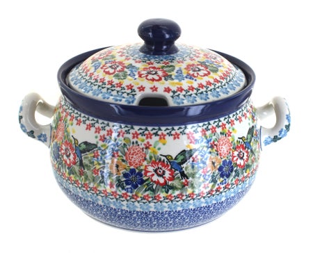 Ceramika Artystyczna Hummingbird Large Serving Piece — Polish Pottery