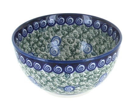 Zaklady Seaside Swirl Dining Plates & Bowls — Polish Pottery