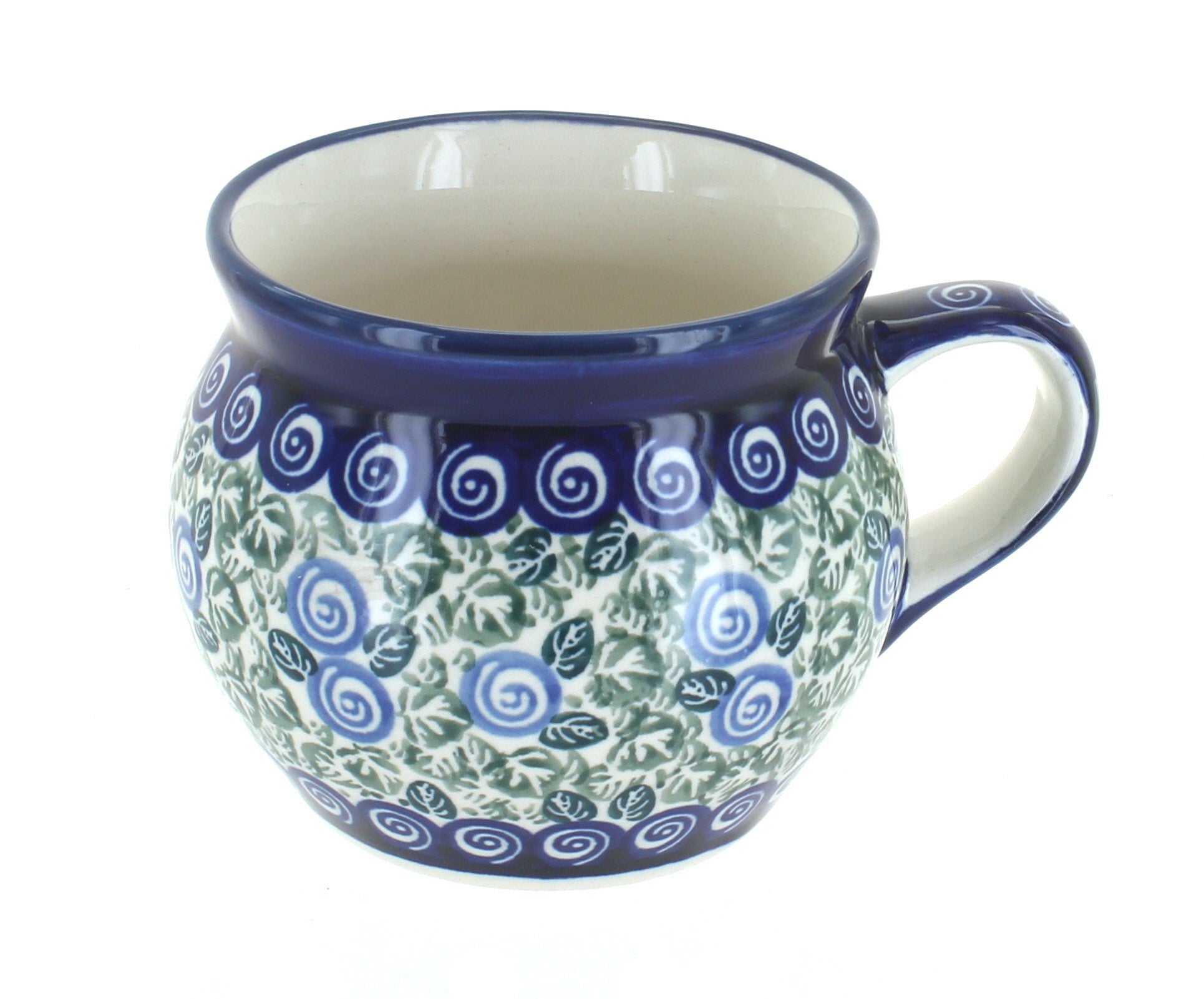 Zaklady Seaside Swirl Mug — Polish Pottery