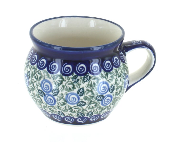 Zaklady Seaside Swirl Mug — Polish Pottery