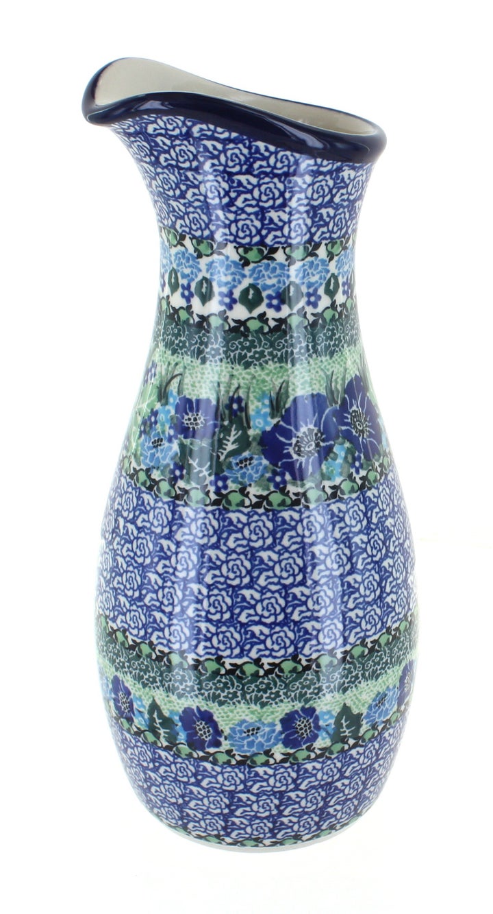 Ceramika Artystyczna Sapphire Fields Pitcher — Polish Pottery
