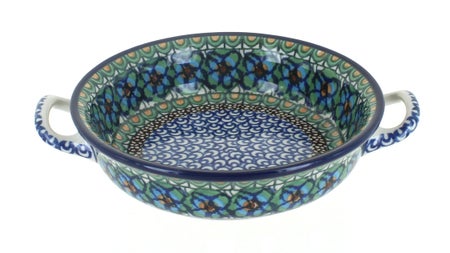 Ceramika Artystyczna Mardi Gras Small Bakeware — Polish Pottery