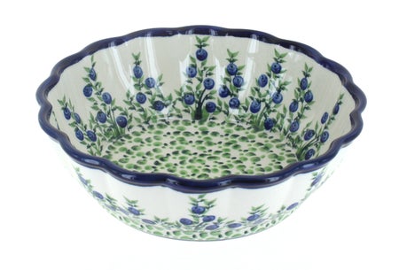 Zaklady Porcelain Vine Medium Serving Piece — Polish Pottery