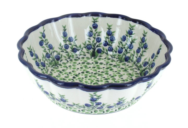 Zaklady Porcelain Vine Medium Serving Piece — Polish Pottery