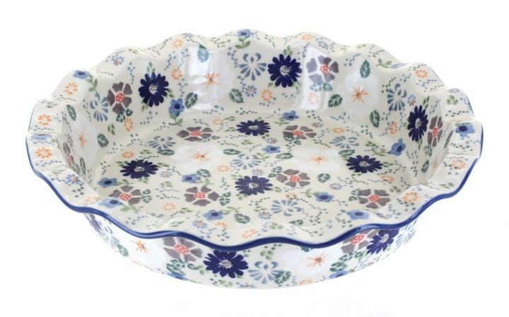 Manufaktura Carnival Pie Plate — Polish Pottery