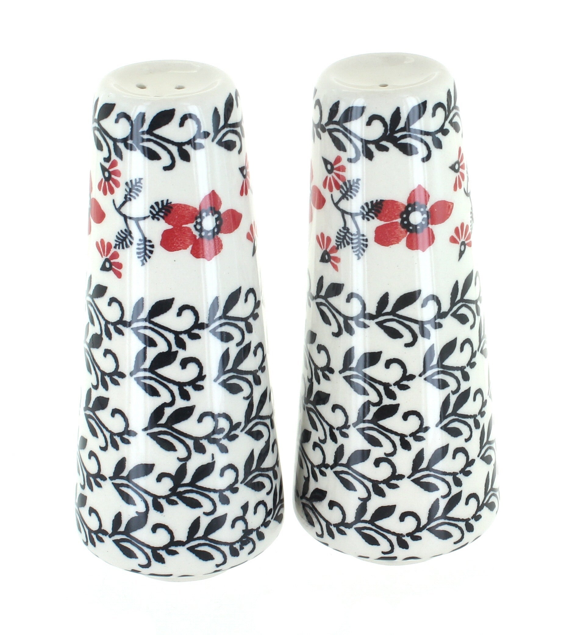 Manufaktura Scarlett Ivy Salt & Pepper Shaker — Polish Pottery