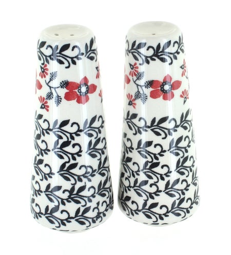 Manufaktura Scarlett Ivy Salt & Pepper Shaker — Polish Pottery
