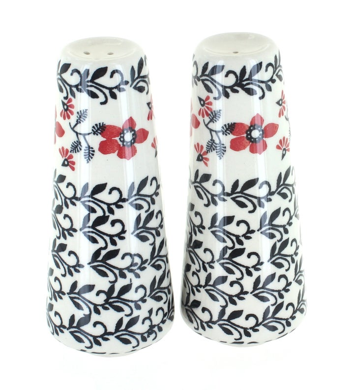 Manufaktura Scarlett Ivy Salt & Pepper Shaker — Polish Pottery