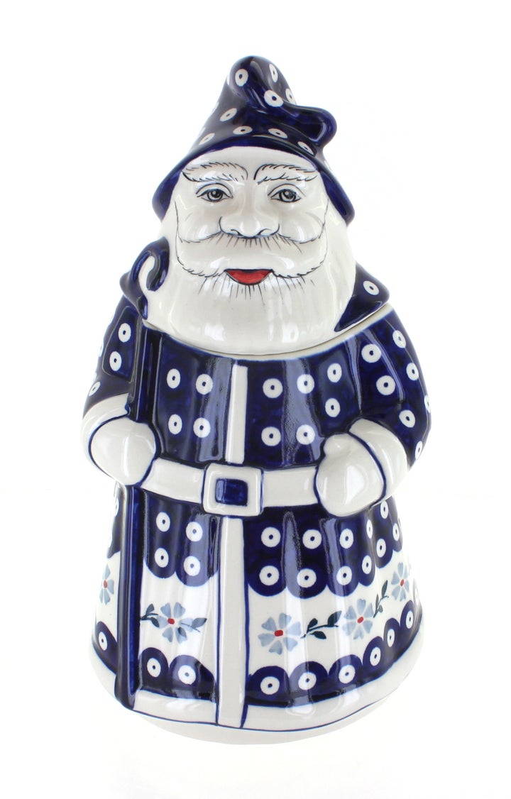 Manufaktura Blue Violet Counter Storage — Polish Pottery