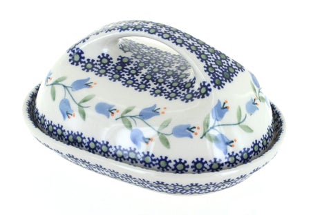 Manufaktura Tulip Butter Dish — Polish Pottery