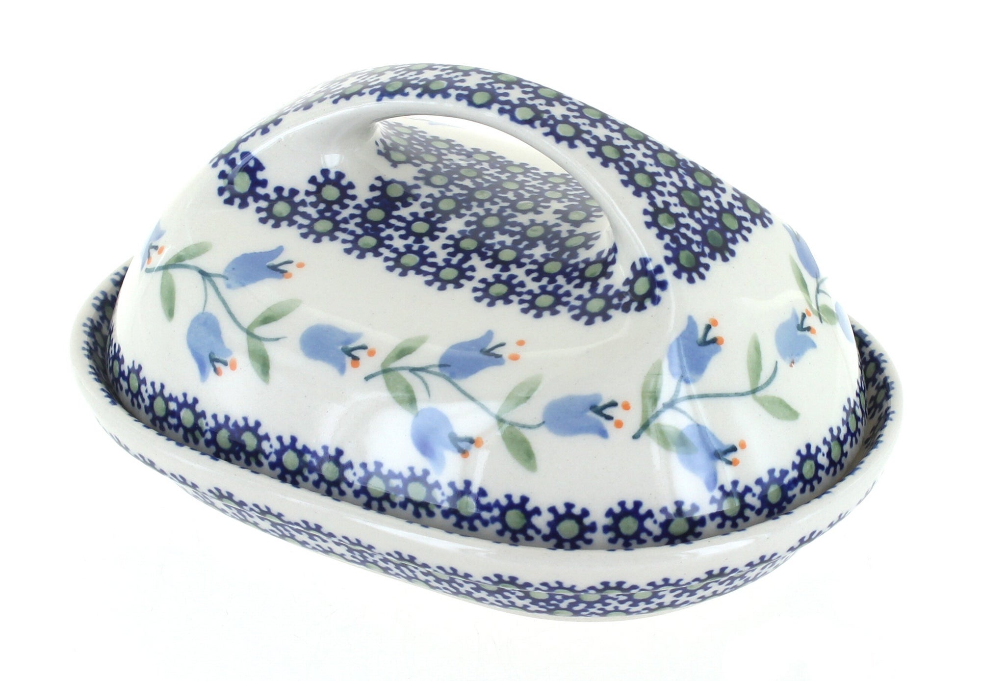 Manufaktura Tulip Butter Dish — Polish Pottery