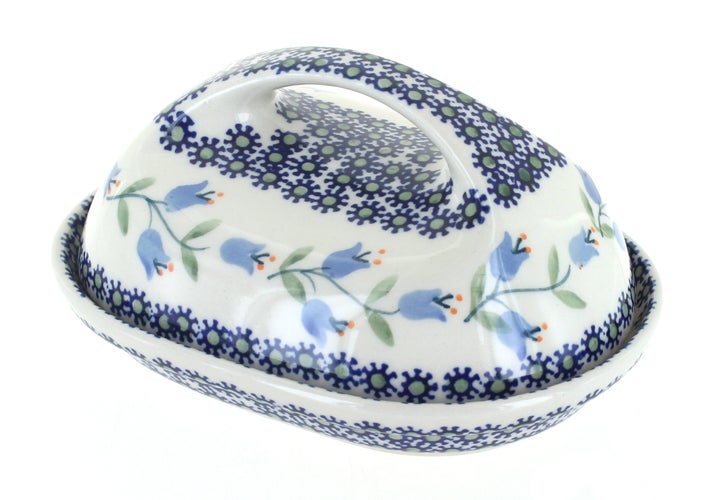 Manufaktura Tulip Butter Dish — Polish Pottery