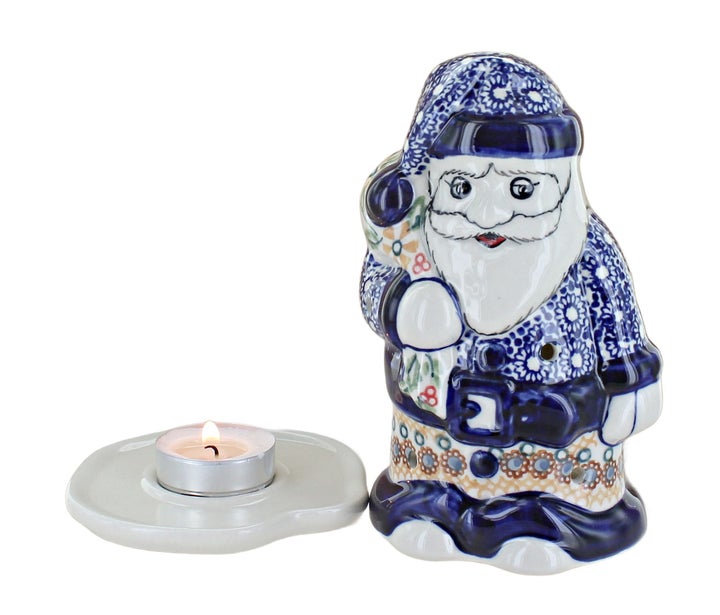 Manufaktura Red Daisy Luminary — Polish Pottery