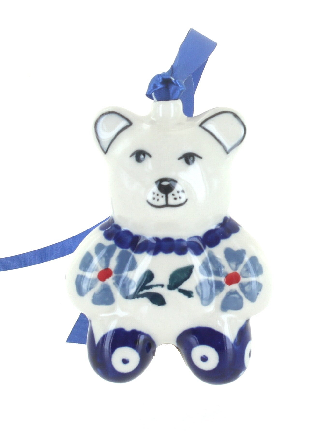 Manufaktura Blue Violet Christmas Ornament — Polish Pottery