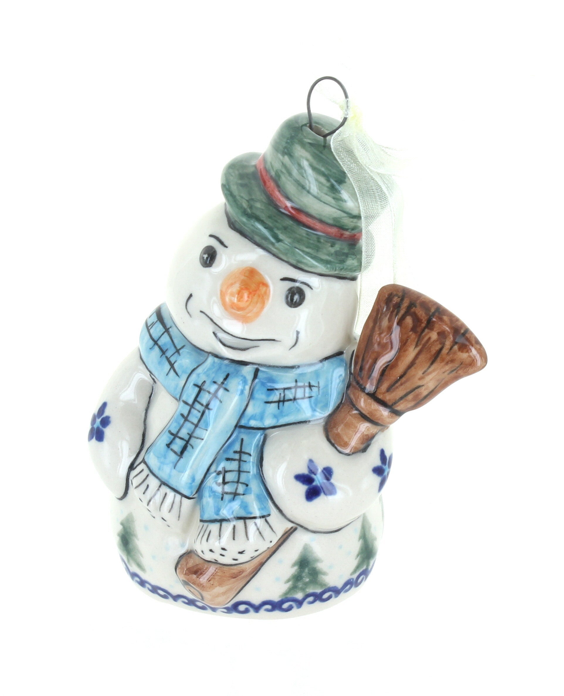 Vena Holiday Pine Christmas Ornament — Polish Pottery