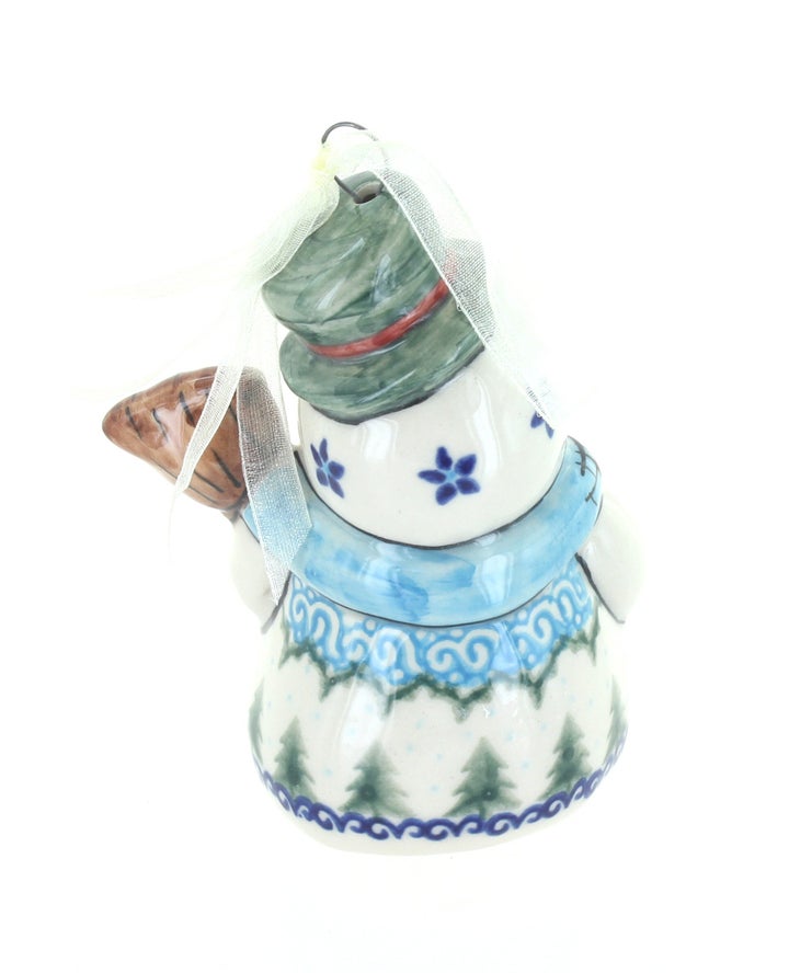 Vena Holiday Pine Christmas Ornament — Polish Pottery