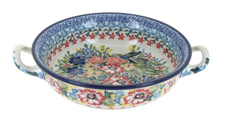 Ceramika Artystyczna Hummingbird Small Bakeware — Polish Pottery