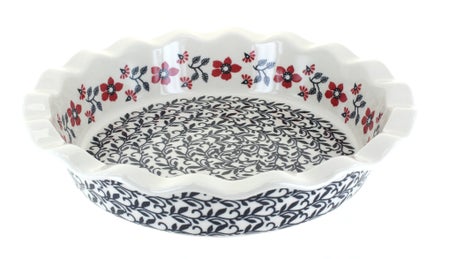 Manufaktura Scarlett Ivy Pie Plate — Polish Pottery