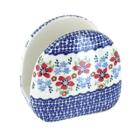 Manufaktura Red Poppy Dining Accessories — Polish Pottery