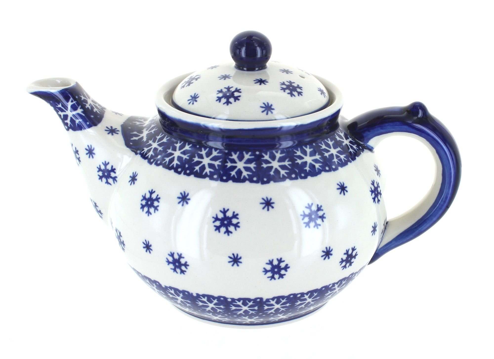 Manufaktura Snow Flurry Teapot — Polish Pottery