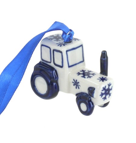 Manufaktura Snow Flurry Christmas Ornament — Polish Pottery