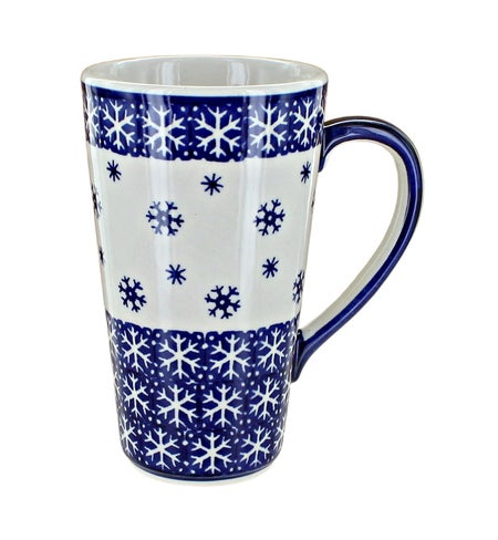 Manufaktura Snow Flurry Mug — Polish Pottery