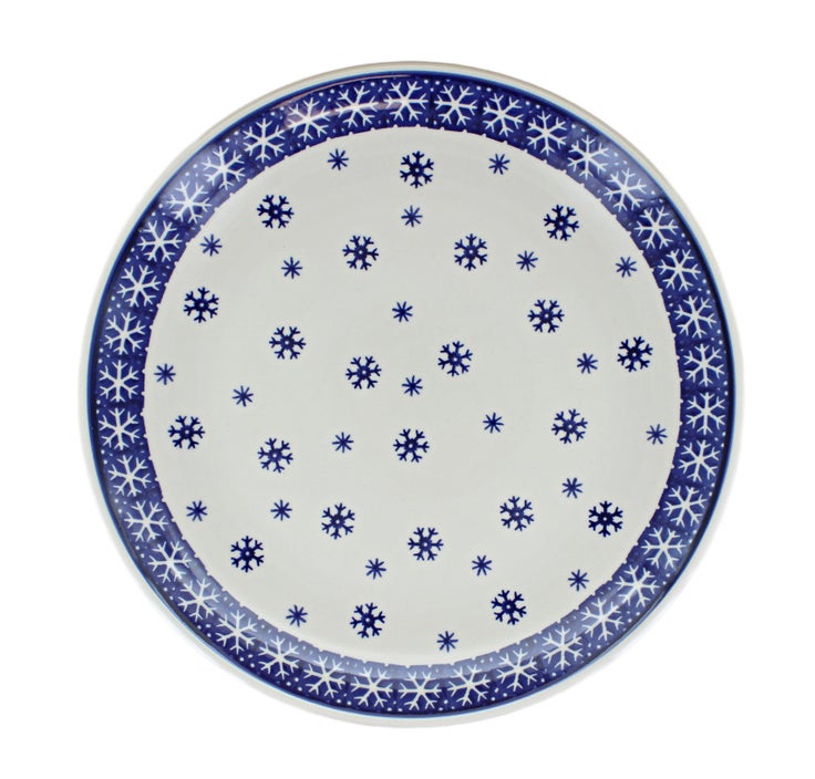 Detail image of Manufaktura Snow Flurry Dining Plates & Bowls — Polish Pottery