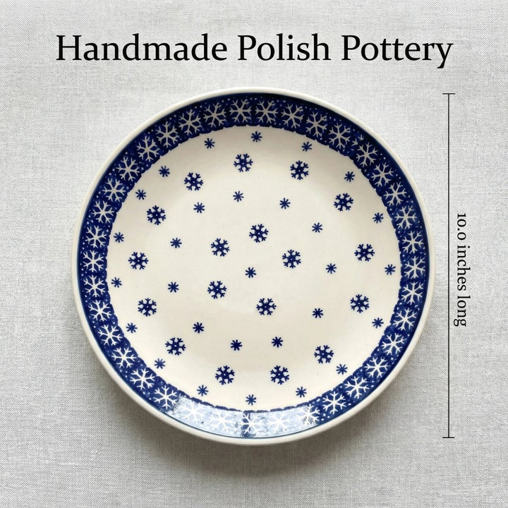 Manufaktura Snow Flurry Dining Plates & Bowls — Polish Pottery
